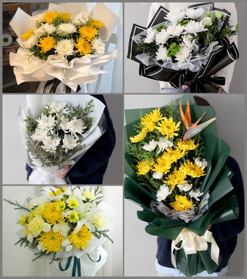 贵州毕节市黔西县协和乡新丰村白事花束代送